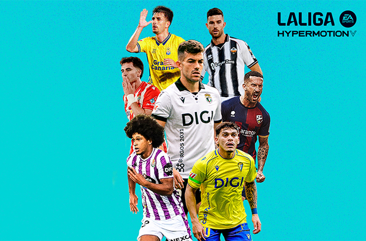 Vive toda LALIGA HYPERMOTION en directo con DIGI TV por 3€ más al mes