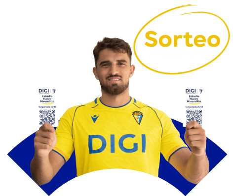 Contrata DIGI TV y participa en el sorteo de una entrada doble para los partidos que el Cádiz CF juegue en el Estadio Nuevo Mirandilla. Para participar en el sorteo, es necesario contratar DIGI TV y rellenar el formulario
