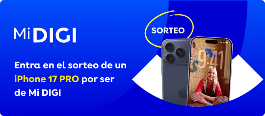 Entra en Mi DIGI y gana un iPhone 17 PRO