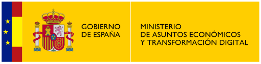 Ministerio de asuntos económicos y transformación digital. Logo Gobierno de España