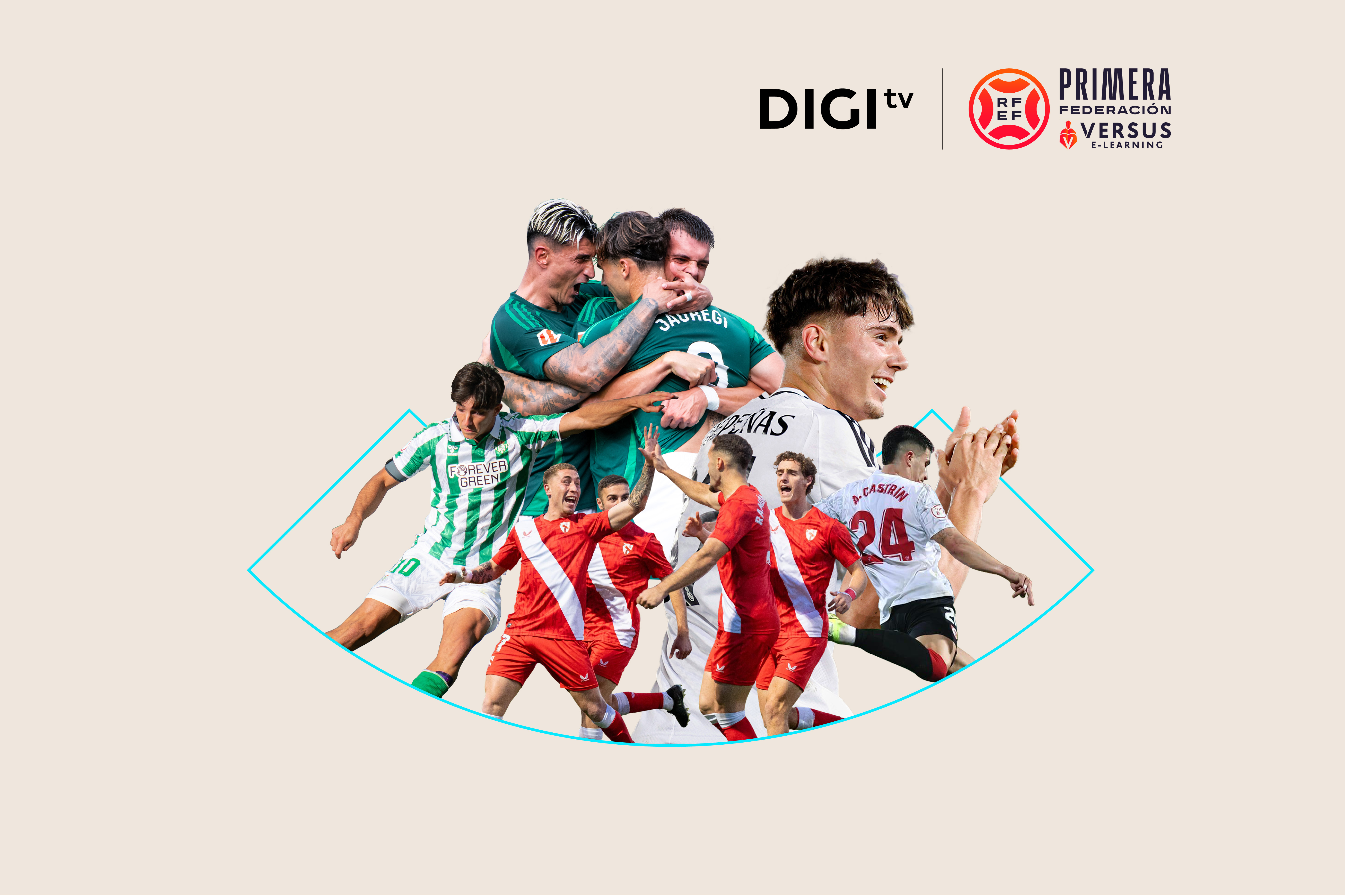 DIGI TV emitirá la Primera Federación Versus e-Learning sin coste adicional
