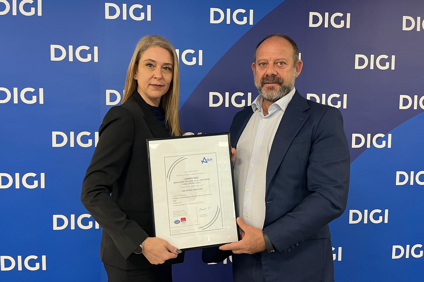DIGI obtiene la certificación ISO 45001 de Sistemas de Gestión de Seguridad y Salud en el Trabajo
